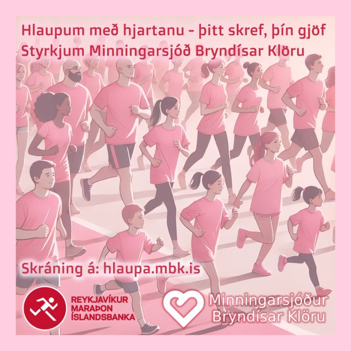 Góðgerðarhlaup Reykjavíkurmaraþons 2025 fyrir MBK